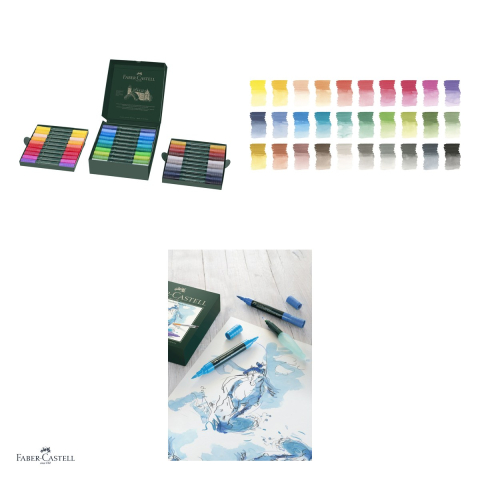 Set 30 markere acuarela Faber-Castell Albrecht Durer Watercolour Marker, etui, rezistente la lumina [3]