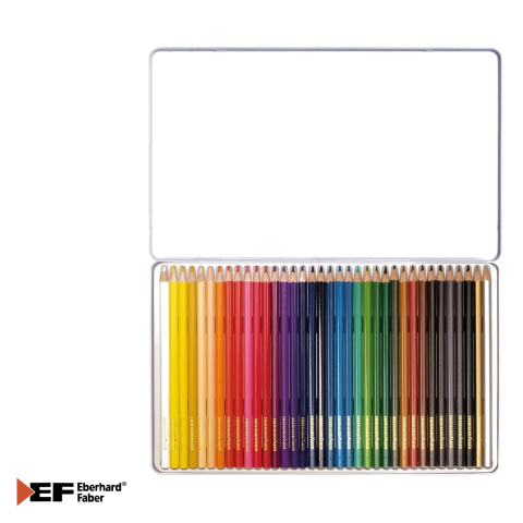 CREIOANE COLORATE 36 CULORI CUTIE METAL EBERHARD FABER [4]