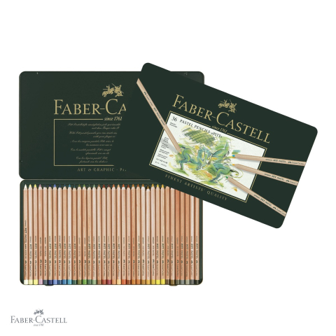 Set 36 creioane pastel Pitt Faber-Castell, mina groasa 4.3 mm, pentru artisti profesionisti [3]