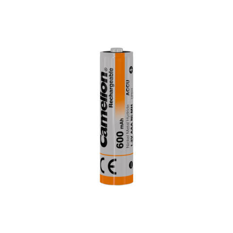 Set 4 Acumulatori AAA Reincarcabili Camelion Ni-MH 600mAh, Preincarcati, Cu Descarcare Lenta, Pentru Telecomenzi, Mouse-uri, Becuri Solare, Blister [4]