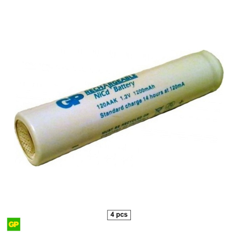 Energy - Set 4 acumulatori GP 120AAK, Ni-Cd, 1.2 V, 1200 mAh, bulk