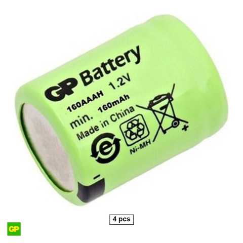Energy - Set 4 acumulatori GP 16AAAM, Ni-MH, 1.2 V, 160 mAh, bulk