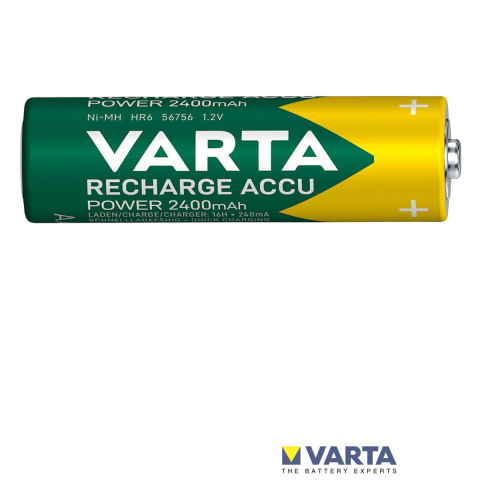 Set 4 Baterii Acumulatori Varta AA Reincarcabile, 2400 mAh, Cu Tehnologie Ready-to-Use, Pentru Dispozitive cu Consum Ridicat, Gata de Folosit Imediat [5]