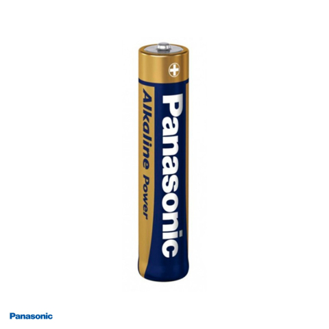 Set 4 baterii alcaline Panasonic Alkaline Power AAA LR03, 1.5 V, 10.5 x 44.5 mm, in blister [3]