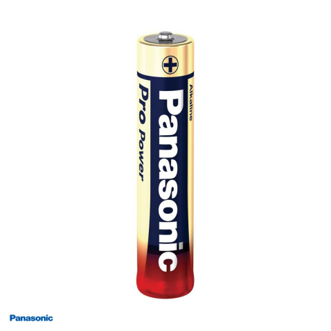 Set 4 baterii alcaline Panasonic Pro Power AAA LR03, 1.5 V, 10.5 x 44.5 mm, in blister [3]