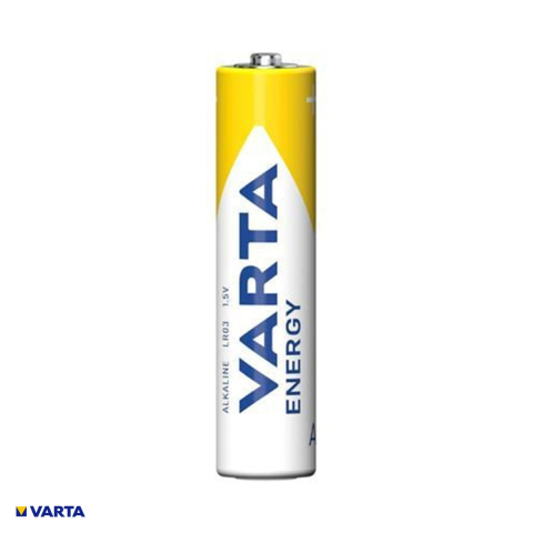 Set 4 baterii alcaline VARTA Energy 4103 AAA LR03, 1.5 V, 10.5 x 44.5 mm, in blister [3]