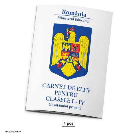 Formulare tipizate - Set 4 carnete de elev pentru clasele I-IV, A6