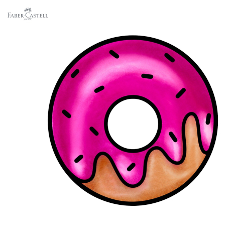 Set 4 markere sketch cu 2 capete Faber-Castell Goldfaber Bold and Easy II, varf pensula si liner, cerneala alcool [4]