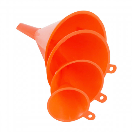 Accesorii Diverse - Set 4 palnii, cu diametrele 50/75/95/115mm, Top Tools 77P530, din plastic, rosu