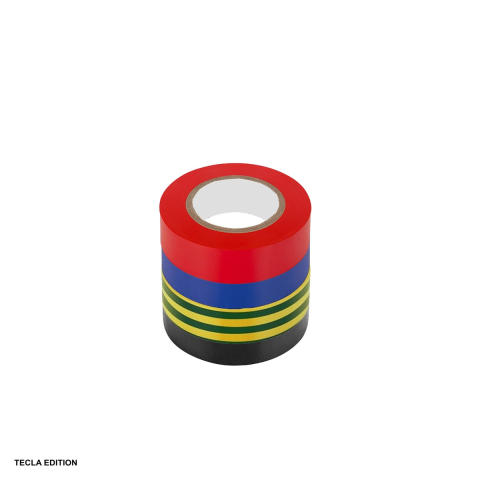 Benzi adezive - Set 4 role banda izolatoare Electrical Insulating Tape, 18 mm x 8 m, multicolor