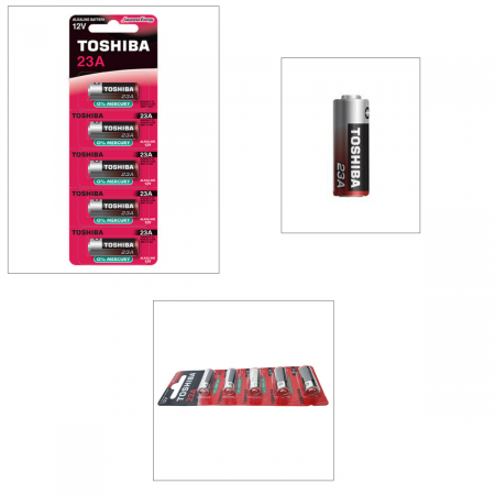 Set 5 Baterii Alcaline Toshiba LR23 A, in blister [3]