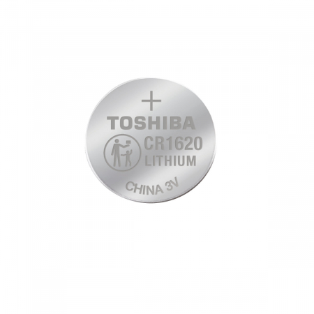 Set 5 baterii Litiu 3V CR1620, tip moneda, Toshiba 10810, in blister [3]