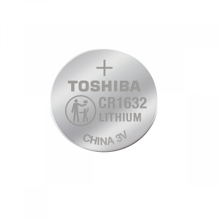 Set 5 baterii Litiu 3V CR1632, tip moneda, Toshiba 10811, in blister [3]