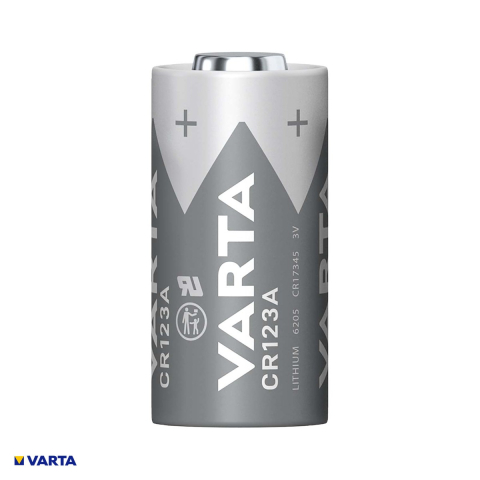 Set 5 baterii litiu VARTA CR123A, 3 V, 1430 mAh, Li-MnO2, echivalent CR17345, DL123A, 17 x 34.5 mm, baterie foto, 5 blistere [3]
