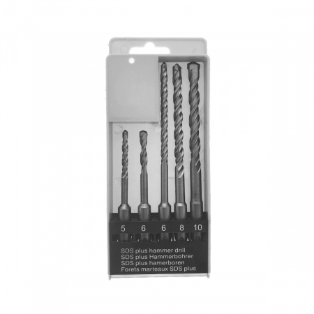 Accesorii gaurire - Set 5 burghie SDS pentru beton,5-6-8-10mm, FAE-30694