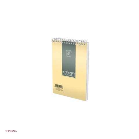 Set 5 blocuri notes Pigna Style, A6, 60 file, dictando, 200 g/mp, spira [4]