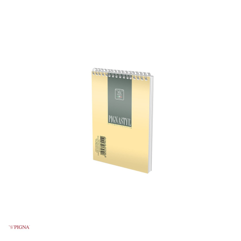 Set 5 blocuri notes Pigna Style, A7, 60 file, dictando, 200 g/mp, spira [4]