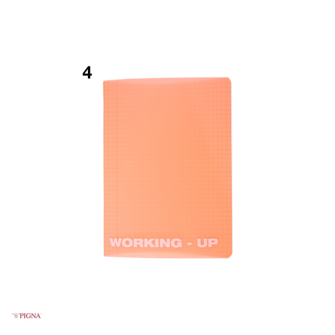 Set 5 caiete Pigna Working Up, A5, din plastic, 48 file, matematica, aritmetica, coperta pp [4]