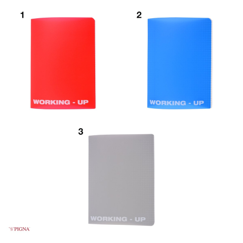 Set 5 caiete Pigna Working Up, A5, din plastic, 48 file, matematica, aritmetica, coperta pp [3]