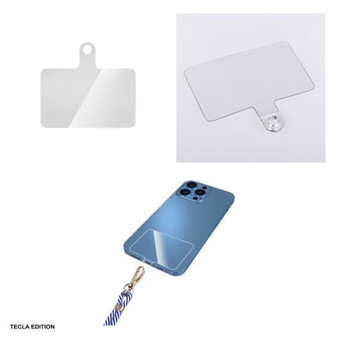 Set 5 insertii din TPU pentru prinderea snurului la telefon, Transparent [3]