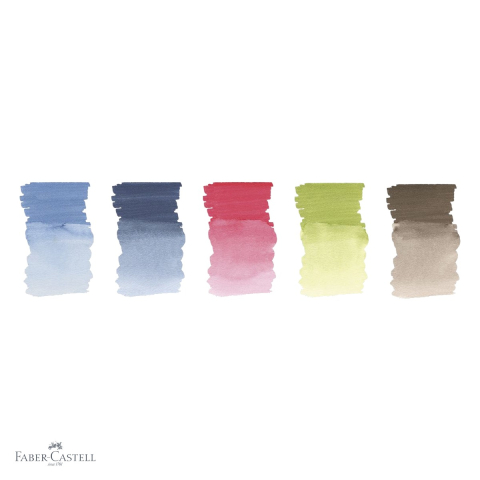 Set 5 markere solubile dublu varf Faber-Castell A.Durer, pensula si fetru, pentru schite si acuarela [3]