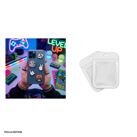Set 5 stickere 3D model 67, adezive, grosime 3mm, din PVC [3]