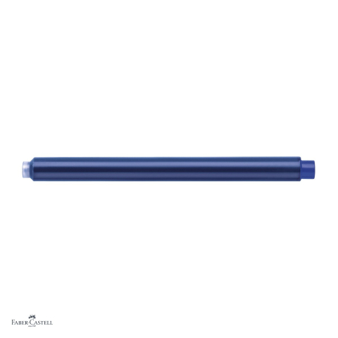 Set 50 cartuse standard mari Faber-Castell cu cerneala albastru regal care se poate sterge, 10 cutii, pentru stilouri [3]