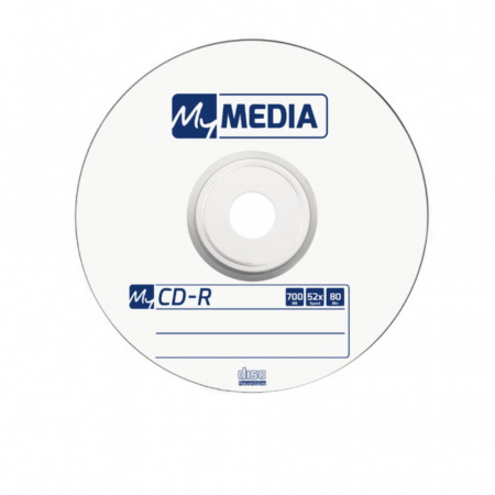 Set 50 CD-R 700 Mb, 52X, My Media 69201, 80 min, cu logo, ambalat in folie [1]