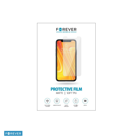 Set 50 folii de protectie mate anti-soc, Forever, pentru aparatul de taiat folii, de aplicat pe telefoane si ceasuri [3]