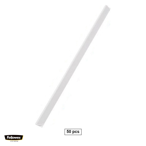 Sine prindere documente - Set 50 sine de prindere Fellowes A4 de 3 mm pentru 15 coli, fara perforarea hartiei, albe