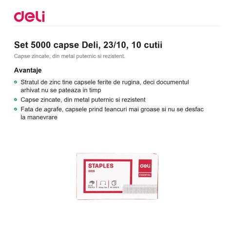 Set 5000 capse Deli, 23/10, 10 cutii [1]