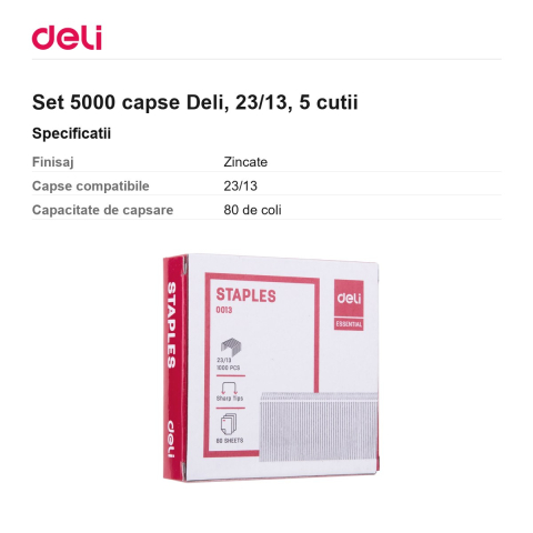 Set 5000 capse Deli, 23/13, 5 cutii [2]