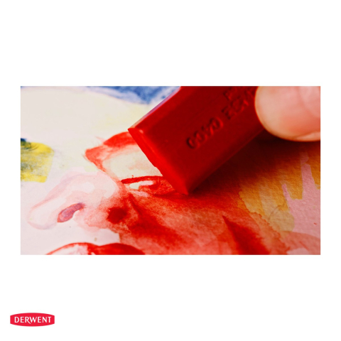 Set 6 batoane carbune solubil Derwent Inktense XL, culori diverse, in cutie metalica [4]