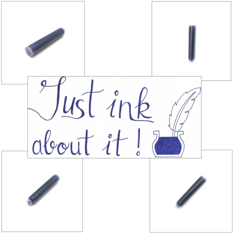 Set 6 Cartuse Cerneala Albastra Royal pentru Stilou, Care Poate fi Stearsa, Faber-Castell, Pentru Reincarcare Rapida la Scoala si Birou [1]