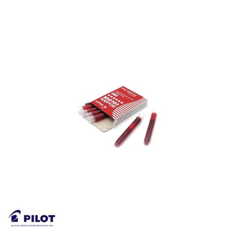Set 6 cartuse cerneala rosie Pilot, compatibile Parallel Pen, reincarcare comoda si economica [3]