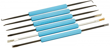 Surubelnite si truse - Set 6 instrumente SA-10, pentru lucrul cu precizie, albastre