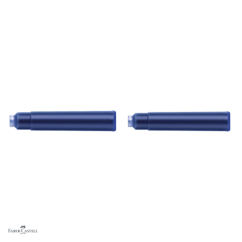 Set 60 cartuse standard Faber-Castell cu cerneala albastru regal care se poate sterge, 10 cutii, pentru stilouri [3]