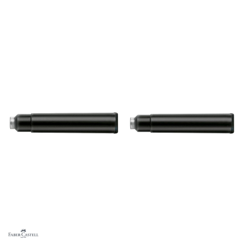 Set 60 cartuse standard Faber-Castell cu cerneala neagra permanenta, 10 cutii, pentru stilouri [3]