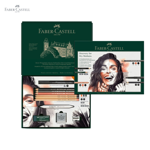 SET ARTA DISCOVERY DESEN USCAT 17 PIESE FABER-CASTELL [4]