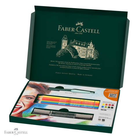 Set arta Discovery Faber-Castell pentru desen umed 12 piese cu creioane acuarela Albrecht Durer [3]