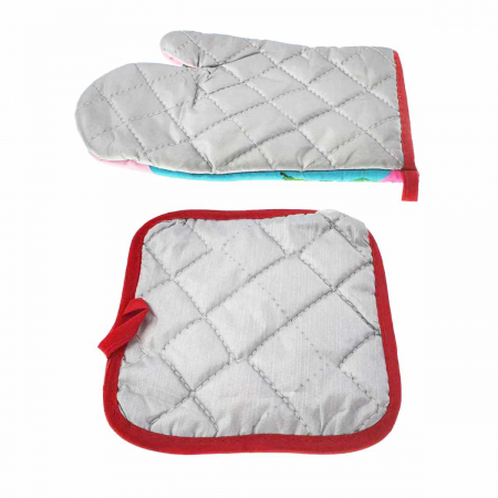 Set bucatarie Flamingo Sky , contine manusa profesionala cuptor si suport oala [2]