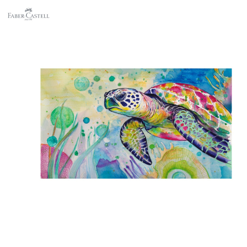 Set cadou 46 piese creioane colorate acuarela Albrecht Durer cu markere Pitt Artist si pensula Faber-Castell pentru tehnici mixte [4]