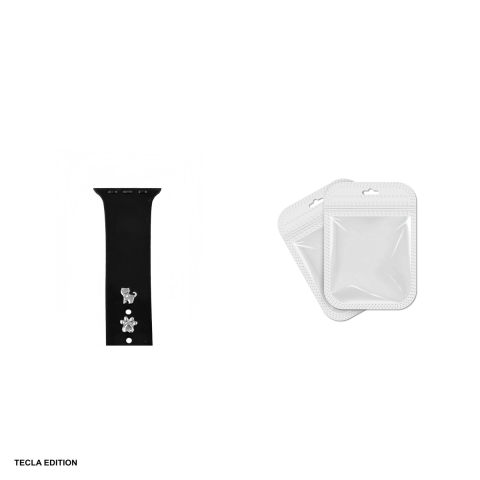Set charms pentru curea smartwatch model pisica, Argintiu [3]