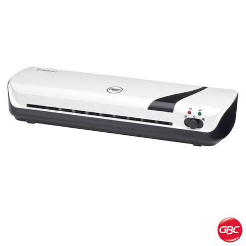 Tehnica de birou - Set craft GBC 4 in 1, laminator A4 Inspire+, trimmer, rotunjitor colturi, folii laminare A4, finisaj profesional acasa sau in scoli, alb