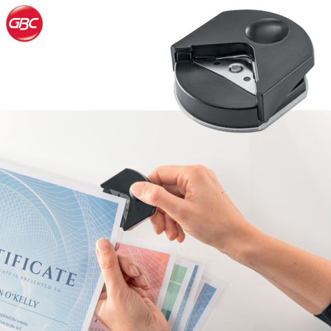 Set craft GBC 4 in 1, laminator A4 Inspire+, trimmer, rotunjitor colturi, folii laminare A4, finisaj profesional, culoare negru [4]