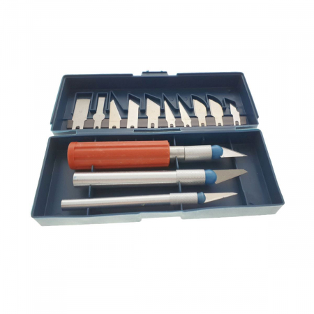 Set de 13 cutite de precizie 13PPK, Hobby Art Craft, in cutie [1]