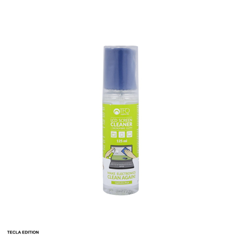 Curatare IT - Set de curatare ecrane LCD si suprafete din plastic, cu flacon 125 ml solutie si  microfibra