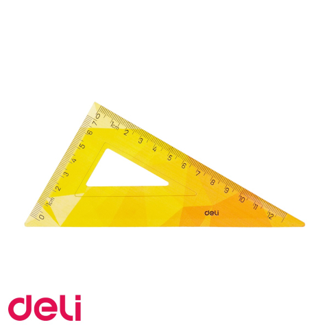 Set geometrie 3 piese flexibil color Deli, rigla 15 cm si 2 echere 13 cm, pentru scoala [3]