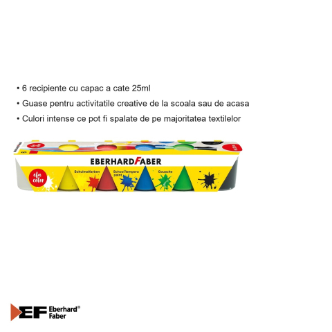 GUASE 6 CULORI 25 ML STANDARD EBERHARD FABER [2]