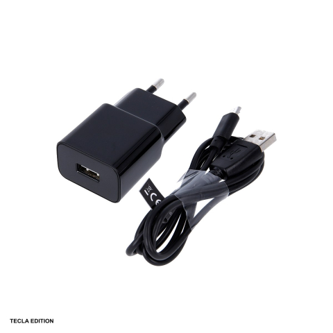 Accesorii IT - Set incarcator priza cu cablu Micro-USB Maxlife MXTC-01, 1A, 1 x USB-A, Negru